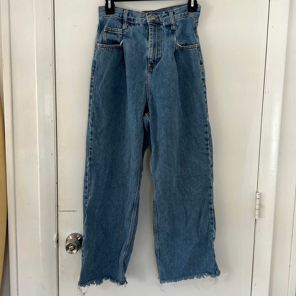 Topshop baggy high rise jeans